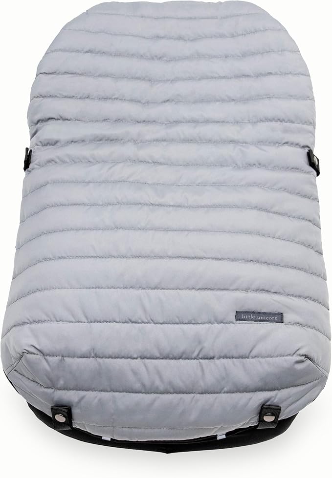 Little Unicorn Infant Car Seat Footmuff – Weather-Resistant Baby Bunting Bag with Magnetic Closure, Non-Slip Backing & Open Harness Design – Universal Fit Winter Cover for Baby Car Seat & Stroller