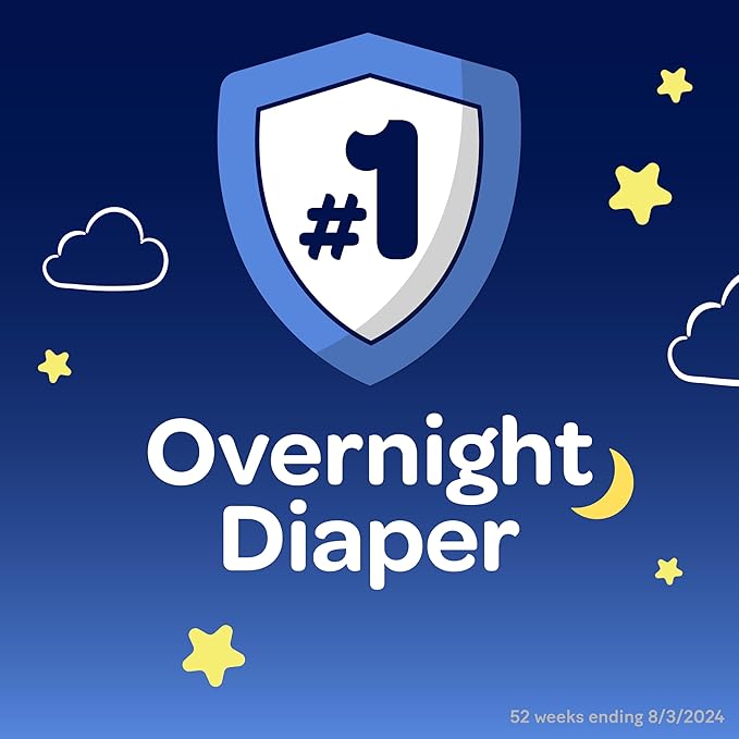 Huggies Overnites Size 6 Overnight Diapers (35+ lbs), 36 Ct