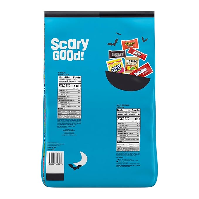 Hershey Miniatures Assorted Flavored, Halloween Candy Bulk Bag, 97.96 oz (330 Pieces)
