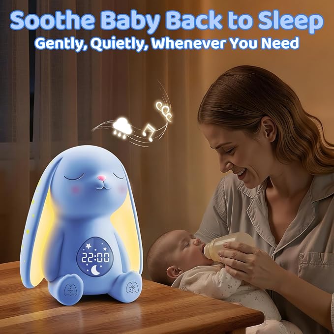 2025 Mom's Choice Awards | White Noise Sound Machine Baby with Night Light, Cry Detection,100 Soothing Sounds, App Control, 150% Battery Life, 50% Faster Sleep, Newborn Essentials