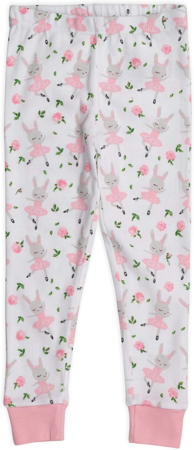 HonestBaby baby-girls 2-piece Pajamas Sleepwear Pjs 100% Organic Cotton for Baby, Toddler, Kids, Girl