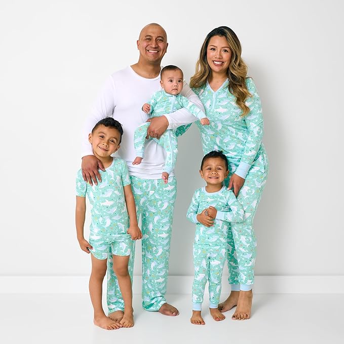 Little Sleepies Two-Piece Pajama Set for Boys & Girls, Soft Viscose from Bamboo Toddler Pajamas for Kids, Family Matching PJs