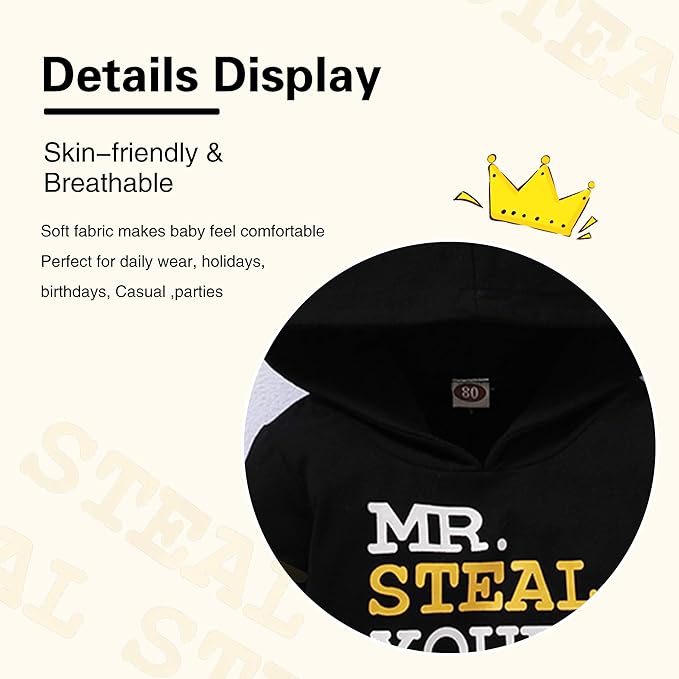 NZRVAWS Baby Boy Clothes Toddler Boy Outfit 2 3 4T 6 12 18 24 Month Fall Winter Hoodie Ripped Jeans Clothing