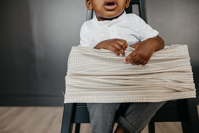 Copper Pearl Multi-Use Cover: Car Seat Covers, Nursing Cover, and Stroller Cover for Sun - Stretchy Fabric, All-Season Use, Stylish Designs, Easy Access for Moms - Clay