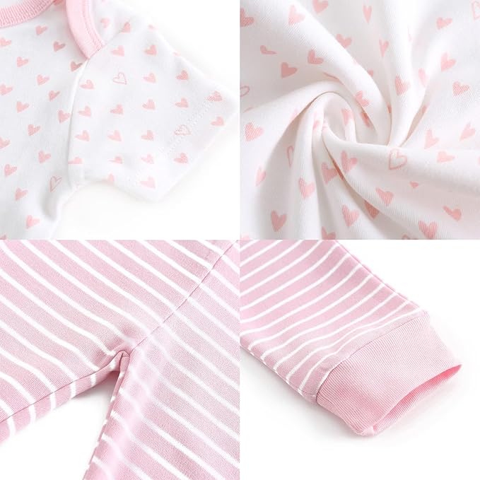 Newborn Layette Gift Set 27-Piece Baby Girl Clothes Bodysuits, Pants Essentials and Accessories 0-12Months