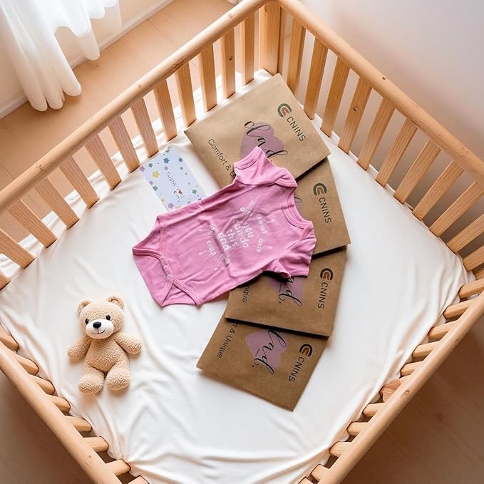 Cnins Funny Baby Bodysuit & Daddy Matching Cotton Outfit for Wild One 1st Birthday, Unisex Newborn Infant Clothes 0-24M