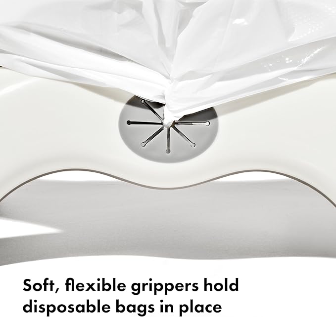 OXO Tot 2-in-1 Go Portable Potty with Travel Bag, Travel Potty Seat for Toddler