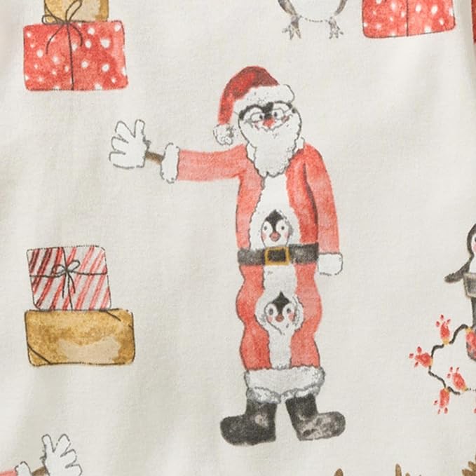 Burt's Bees Baby Baby Girls Pajamas, Zip Front Non-Slip Footed Sleeper Pjs, 100% Organic Cotton