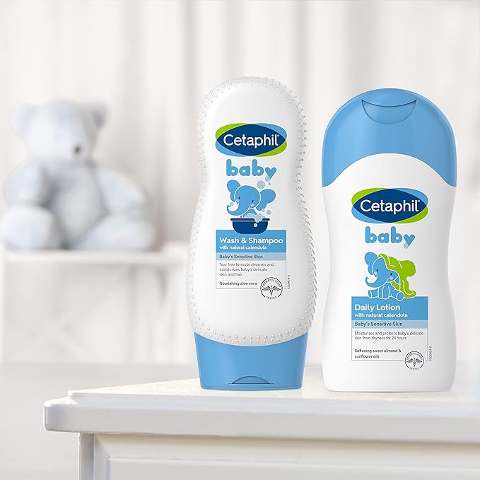 Cetaphil Baby Wash & Shampoo ,Tear Free, Paraben, Colorant and Mineral Oil Free, 13.5 Fl. Oz (Packaging May Vary)