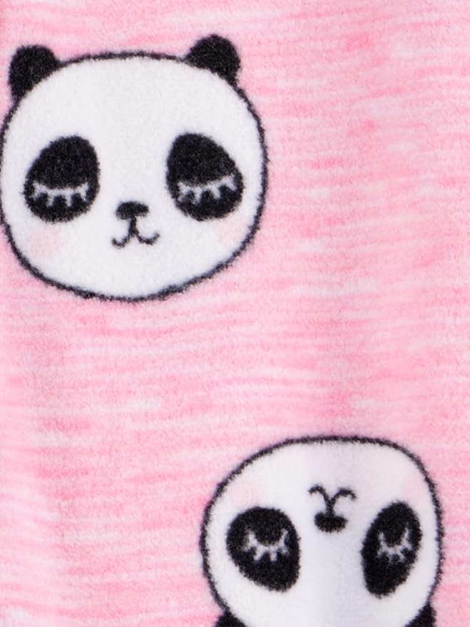 Simple Joys by Carter's girls Loose-Fit Flame Resistant Fleece Footed Pajamas