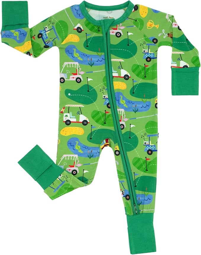Little Sleepies Pajamas for Baby Boys & Girls, Viscose from Bamboo Baby Pajamas, Preemie & Newborn Sleepers, 2-Way Zipper PJs