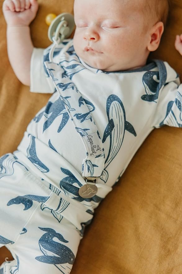 Binky Clip 3 Pack Set "Cove" by Copper Pearl