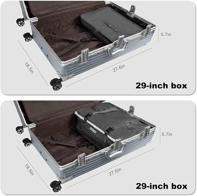 TABITORA Portable Hanging Travel Shelves Bag Packing Cube Organizer Suitcase Storage Large Capacity