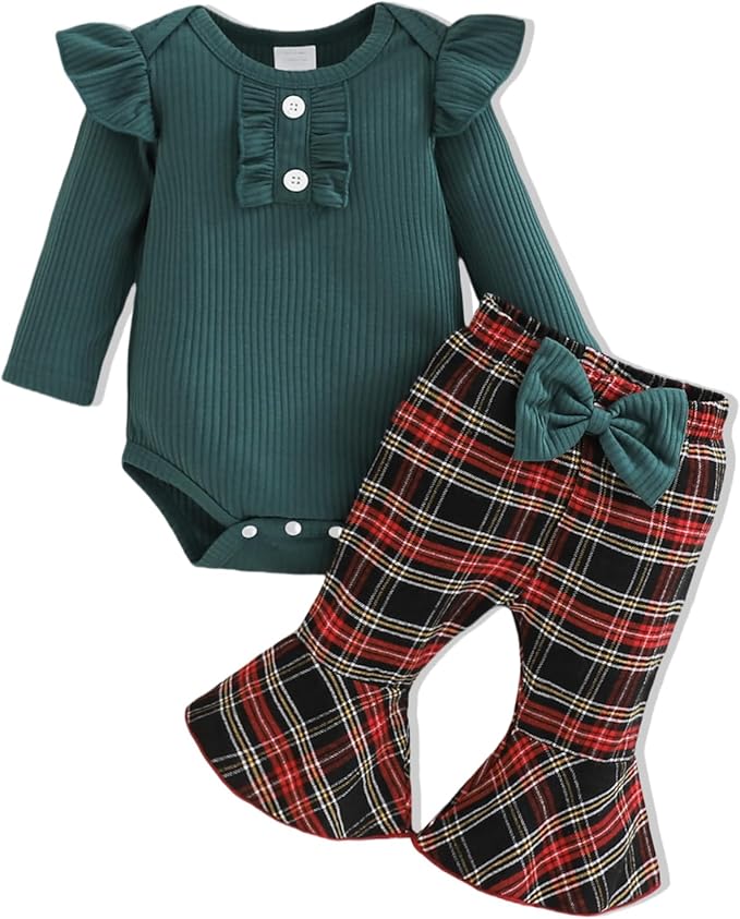 Baby Girl Clothes Newborn Infant Outfits Cute Summer Clothes Spring Romper Set+Hat+Headband