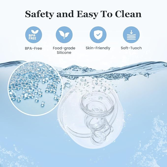 M2 3 in 1 Electric Breast Pump with 4 Modes & 12 Levels，Wearable Breast Pump with LED Display，Ultra Quiet & Pain Free，2 Pack White