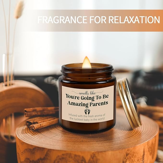 Pregnancy Gifts for New Parents, Mommy and Daddy 20Oz Tumbler Set, Cool Gifts Set Ideas for Couples,First Time Moms Dad to Be, New Parents on Mother's Day Father's Day Christmas Gift(Pink & Navy Blue)