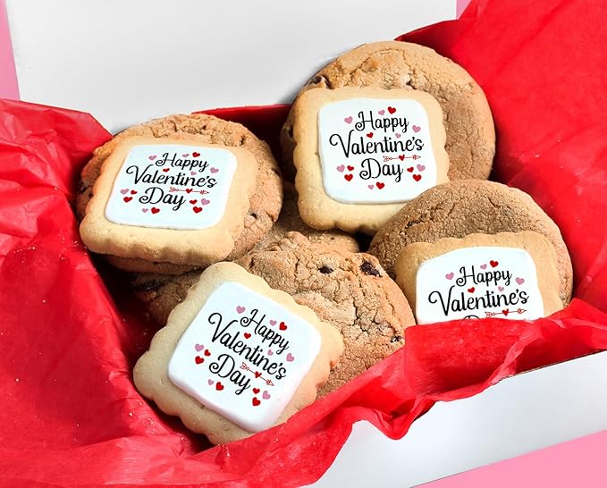 Gift Basket Cookies Chocolate Chip Cookies Fudge Filled For Men Women Kids | INDIVIDUALLY WRAPPED | Large Cookie Treats