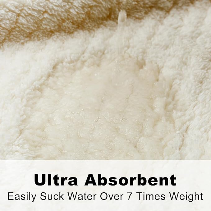 Hooded Bathrobes for Women, Soft Long Towel Robes for Women - Quick Dry yet Warm