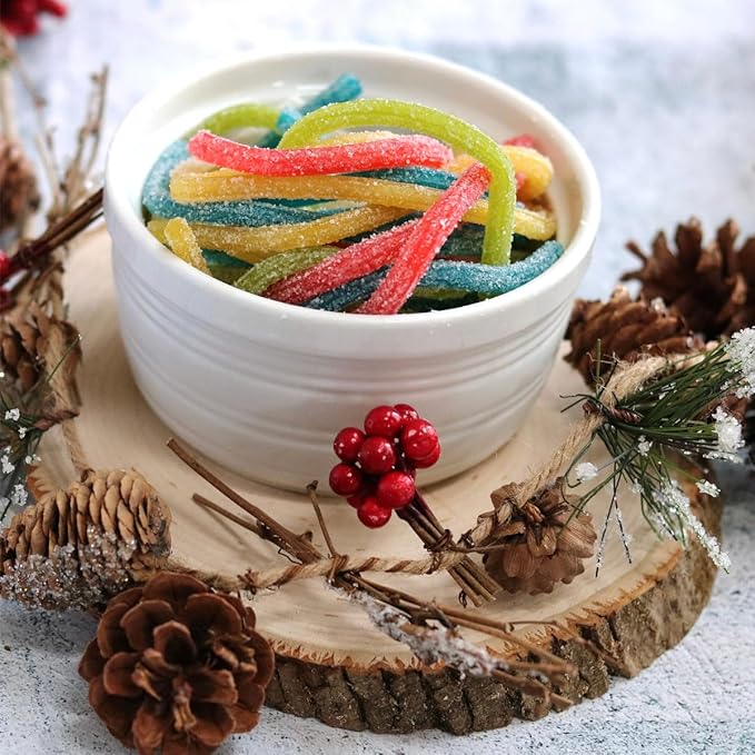 Sour Punch Rainbow Straws Assorted Flavors 4.5oz Tray (Pack of 6)