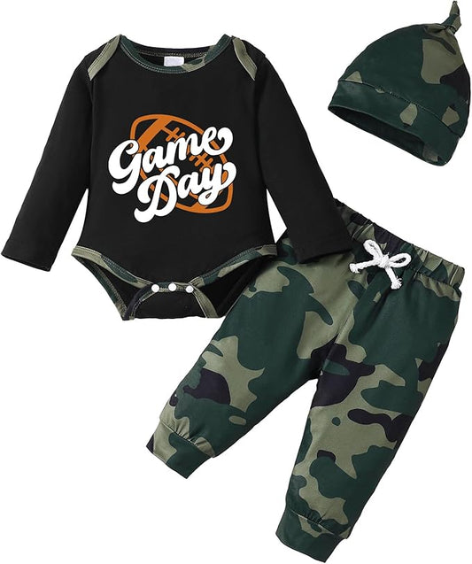 NZRVAWS Newborn Baby Boy Clothes Outfits Letter Prined Romper Pants Set Infant Baby Boy Clothing 0 3 6 9 12 18 Months