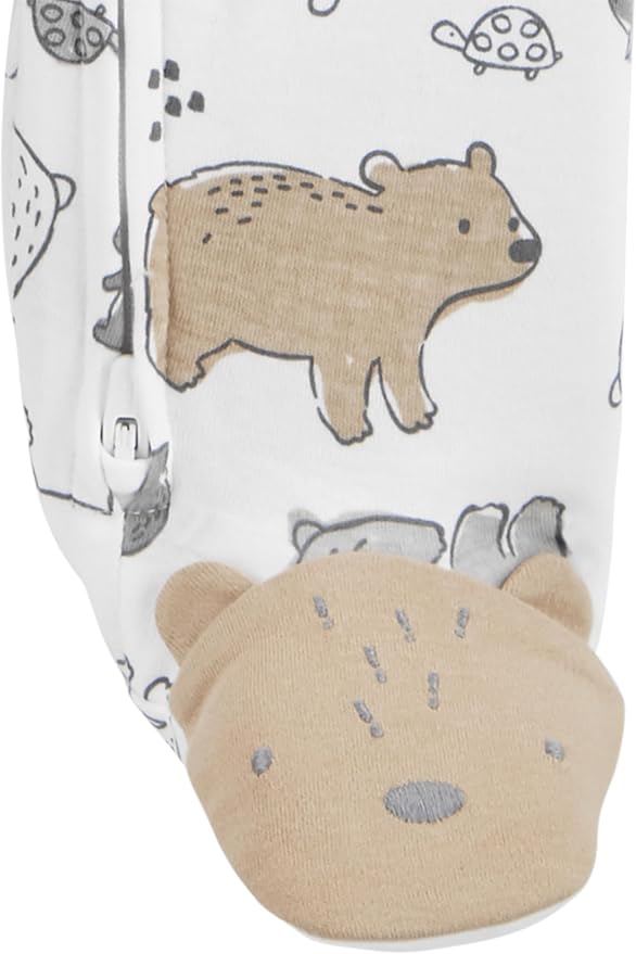 Simple Joys by Carter's Baby Neutral 2-Pack Cotton Footed Sleep and Play