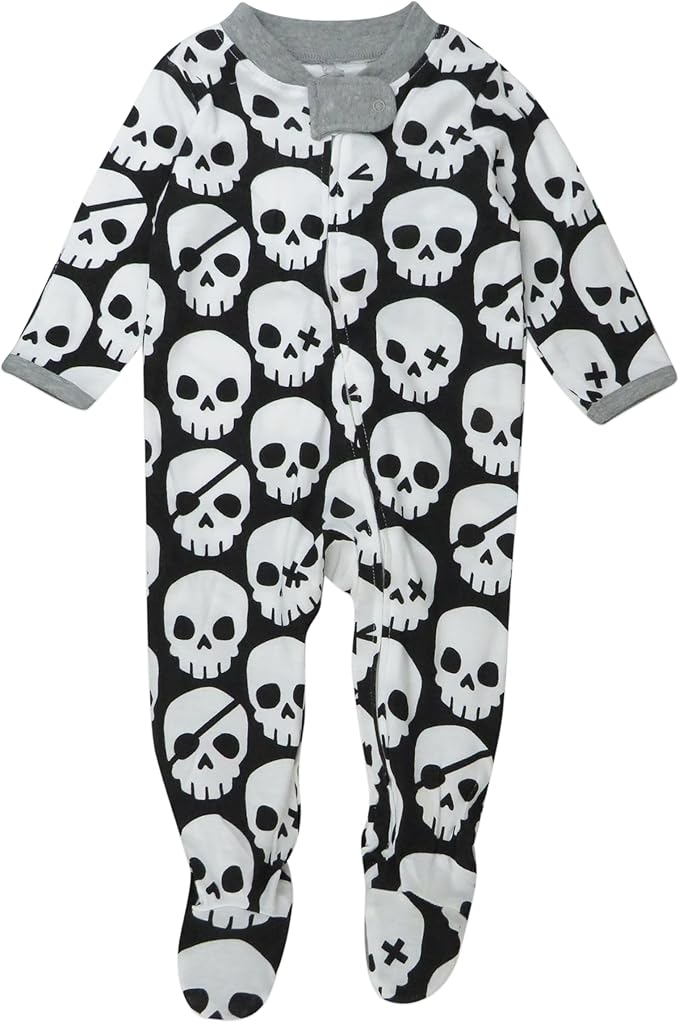 HonestBaby Baby Celebration Sleep & Play Footed One-Piece Pajama Sleeper 100% Organic Cotton