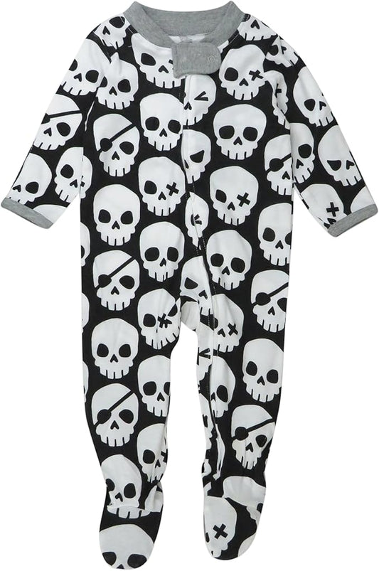 HonestBaby Baby Celebration Sleep & Play Footed One-Piece Pajama Sleeper 100% Organic Cotton