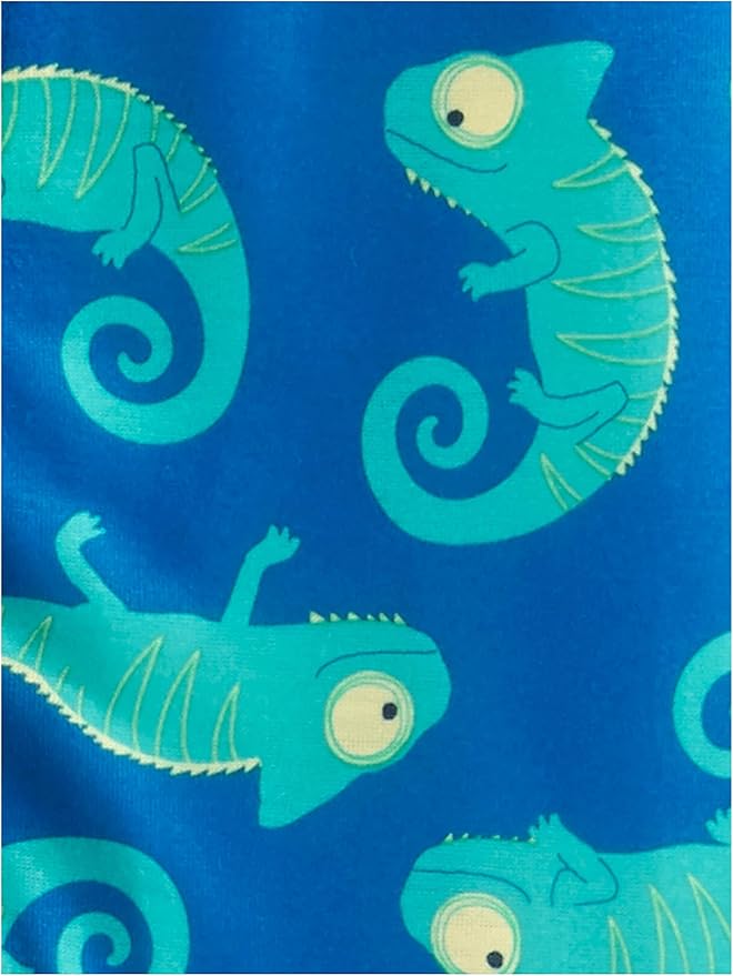 Simple Joys by Carter's Toddlers and Baby Boys' Loose-Fit Polyester Jersey Footed Pajamas, Pack of 3