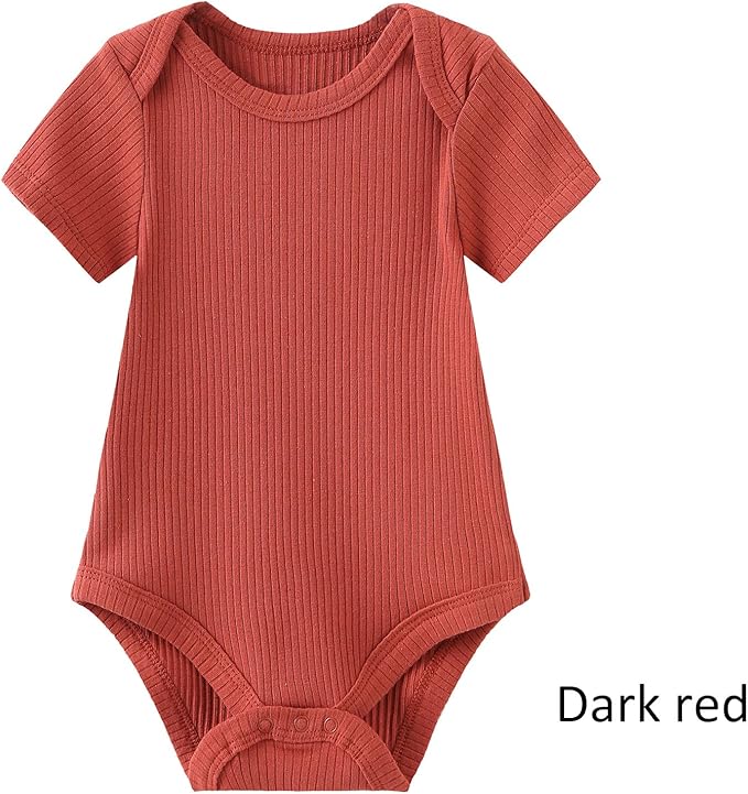 Baby Bodysuit Boy Girl Clothes Soft Newborn Infant Outfit Short Sleeve Romper
