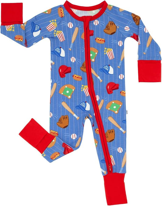 Little Sleepies Pajamas for Baby Boys & Girls, Viscose from Bamboo Baby Pajamas, Preemie & Newborn Sleepers, 2-Way Zipper PJs