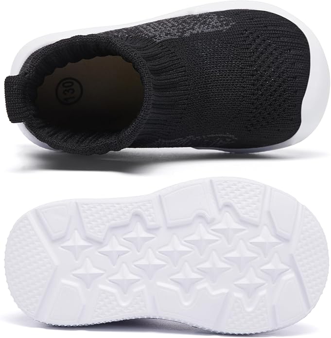 MORENDL Toddler Sock Shoes Baby Walking Shoes Infant Slippers Boys & Girls Non-Slip Sneakers