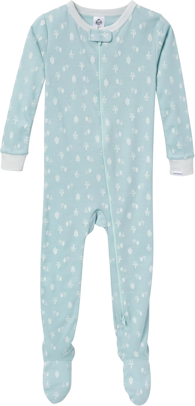 Gerber baby-boys Baby-boys 4-pack Footed Pajamas
