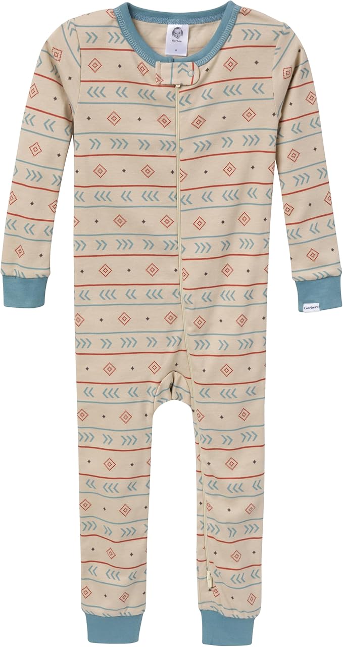 Gerber Baby-Boys 3-Pack Snug Fit Footless One-Piece Cotton Pajamas