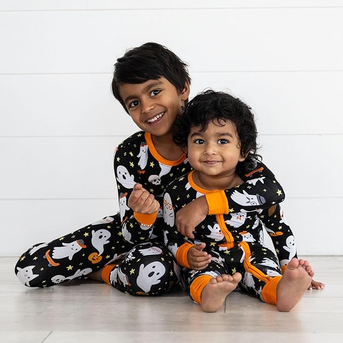 Little Sleepies Two-Piece Pajama Set for Boys & Girls, Soft Viscose from Bamboo Toddler Pajamas for Kids, Family Matching PJs