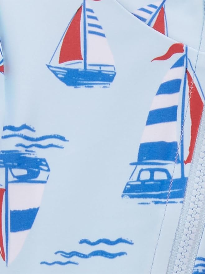 Simple Joys by Carter's Baby-Boys 2-Pack 1-Piece Zip Rashguards