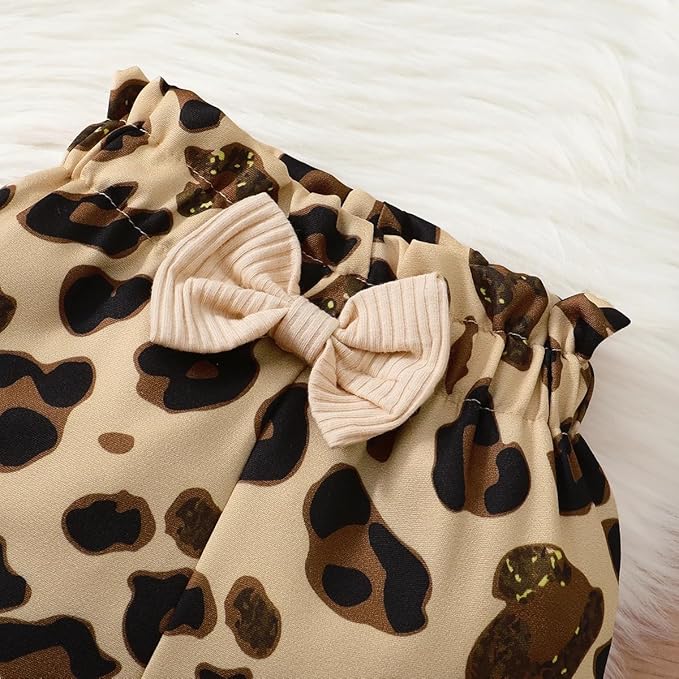 Newborn Baby Girl Clothes, Infant Girl Outfits Long Sleeve Ruffle Romper + Floral Pants + Headband Set