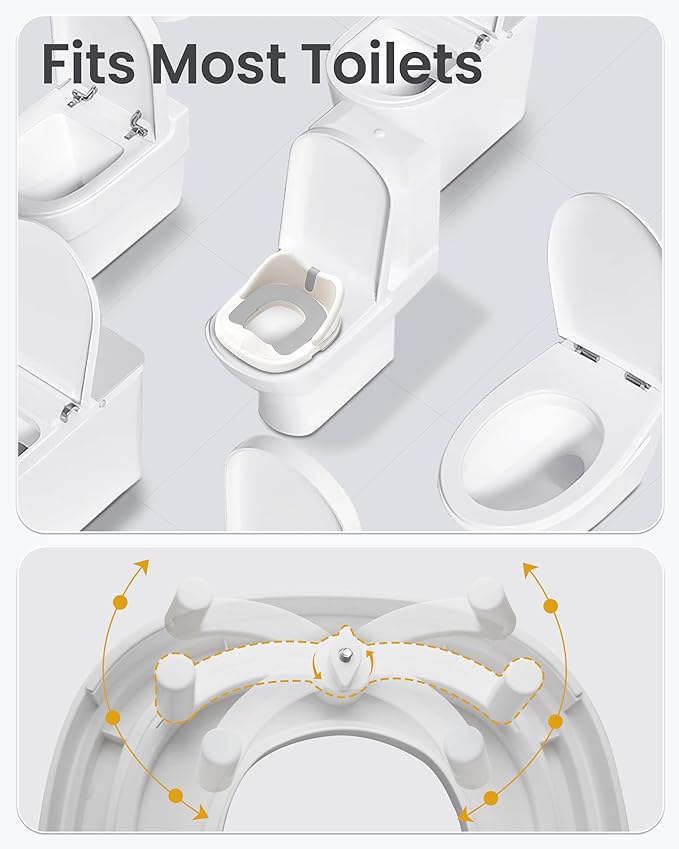 3-in-1 Toddler Potty Training Toilet for Boys and Girls with Soft Cushion Multi-use Baby Potty Chair for Toddlers 1-3 Training Potty Seat Toddler Toilet Baby Potty Training Seat with Step Stool