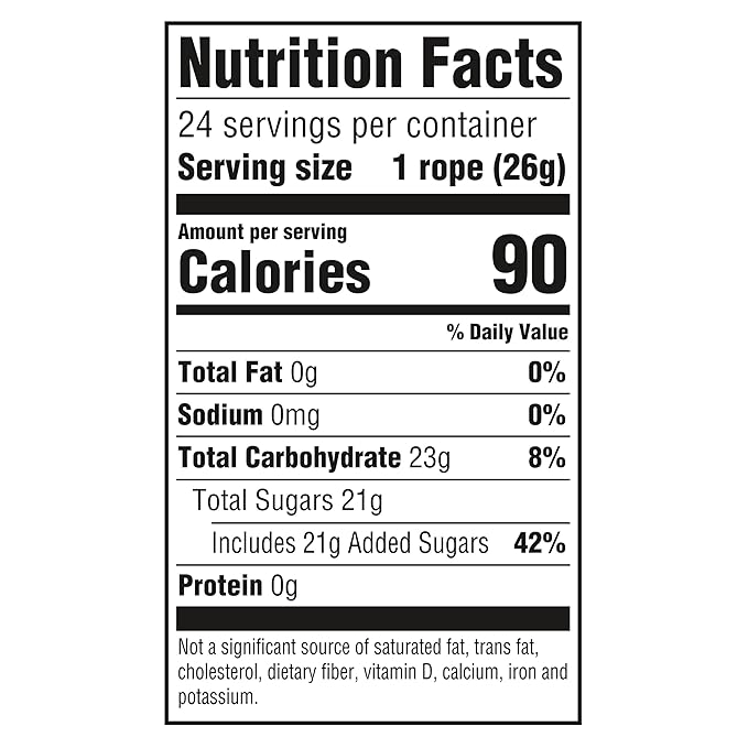 Nerds Rope Candy, Very Berry, 0.92 Ounce Ropes (Pack of 24)