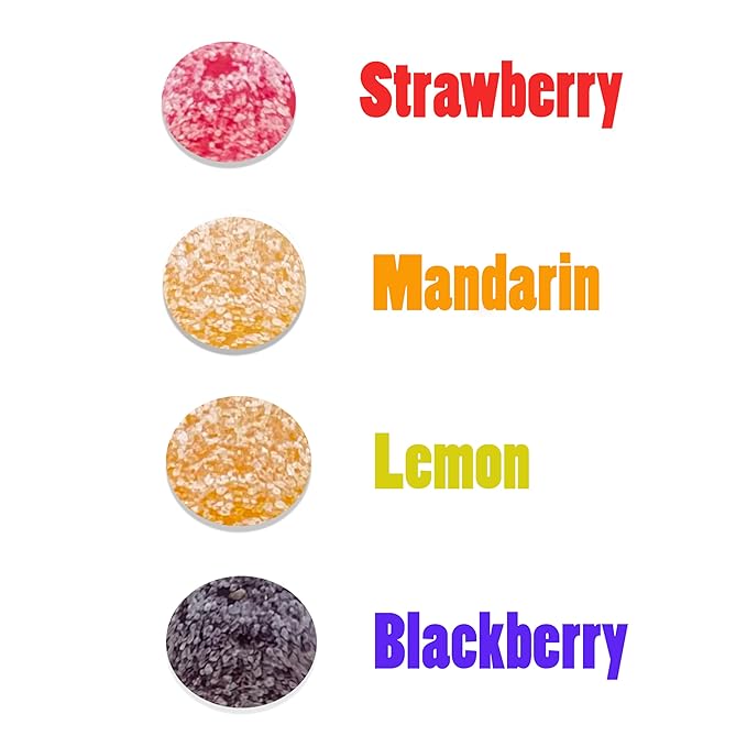 Premium Sugar Free Italian Fruit Jelly Candies - 2.25lb, 4 Flavor Assortment Vegan & Gluten Free Individually Wrapped Candy Diabetic & Keto Friendly Bulk (36 Oz) Made In Italy