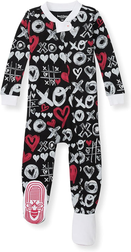 Burt's Bees Baby baby-boys Sleeper Pjs, 100% Organic Cotton, One-piece Footie, Zip Up Jumpsuit, Snug Fit Pajamas