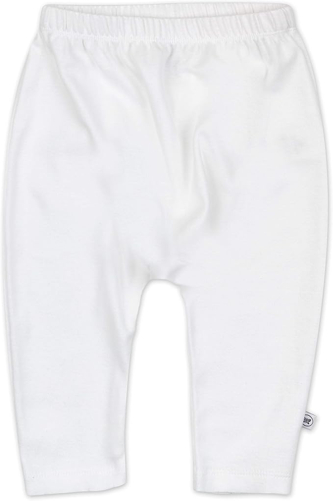 HonestBaby Unisex-Baby Multipack Harem Pants Roomy Fit Pull on Bottoms 100% Organic Cotton for Baby Boys, Girls