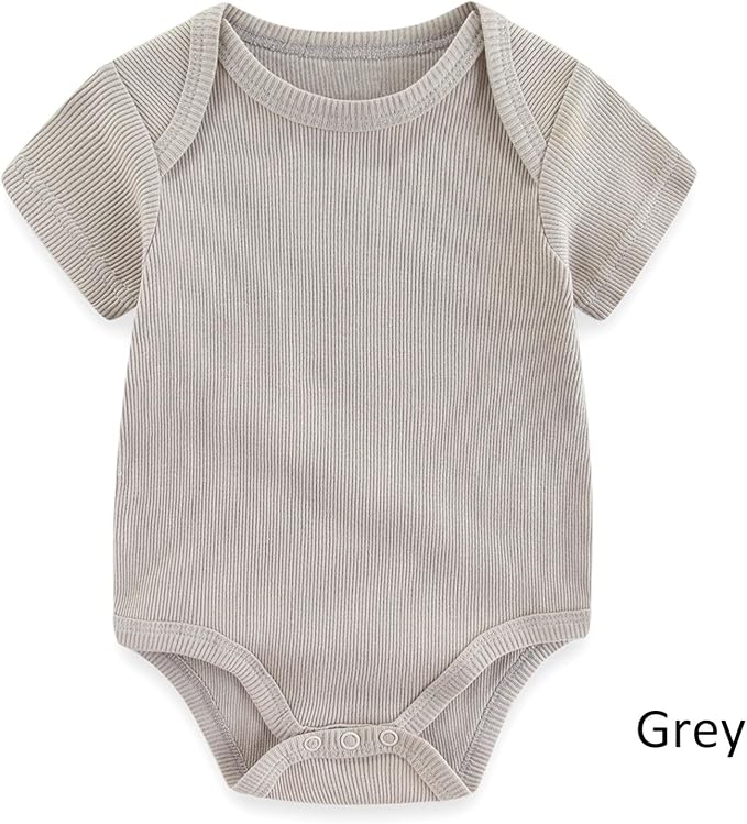 Baby Bodysuit Boy Girl Clothes Soft Newborn Infant Outfit Short Sleeve Romper