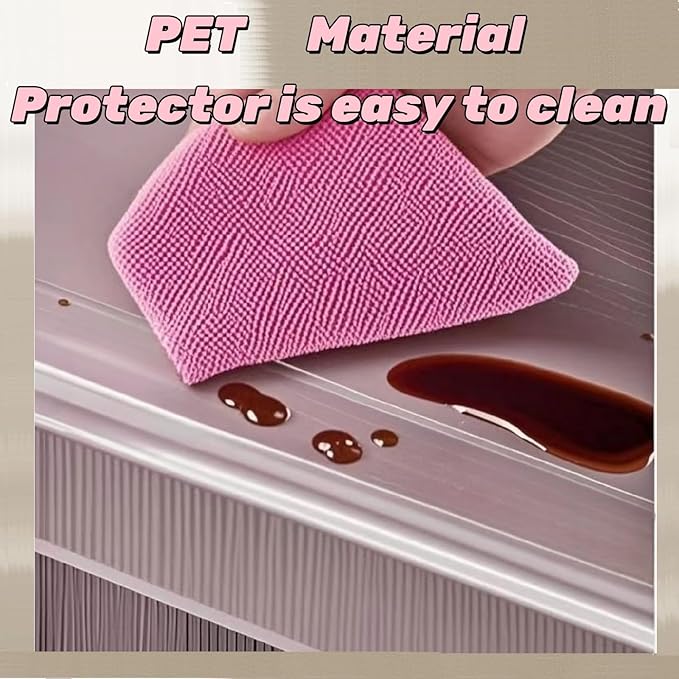 Clear Edge Protector, 2in Width x9.84ft Length(5cmx3m) Self-Adhesive Table Edge Guard,Sharp Edge Wrap Cover Tape，Furniture Corner Protectors