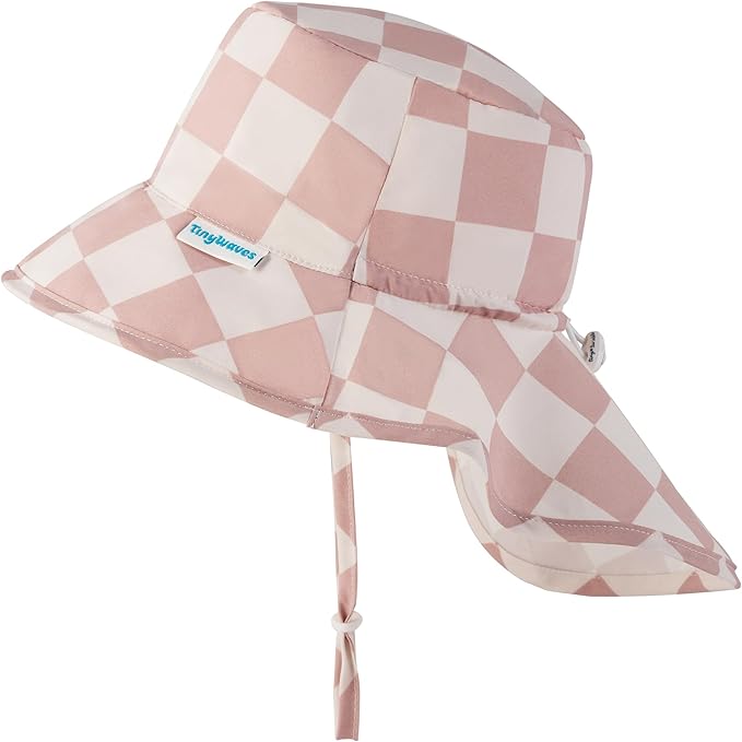 Tiny Twinkle Sun Protection Baby Flap Hat with UPF 50+ Sun Protection for Baby and Toddler Boys and Girls