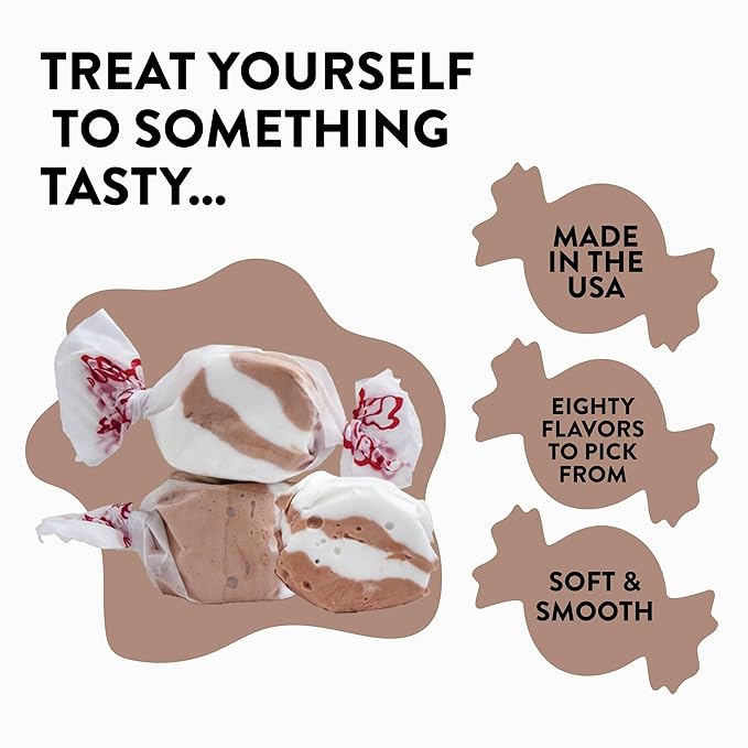 Taffy Town Saltwater Taffy, Coconut, 2.5 Pound (Pack of 1)