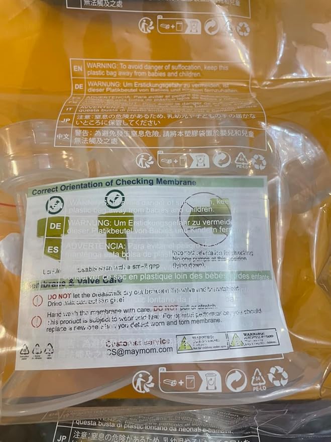 Maymom Brand 15 mm 2xOne-Piece Extra Small Breastshield w/Valve and Membrane Compatible with Medela Breast Pumps; Non-Detachable Clear