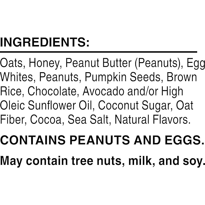 RXBAR Nut Butter and Oat Protein Bars, Protein Snacks, Snack Bars, Dark Chocolate Peanut Butter, 23.2oz Box (12 Bars)