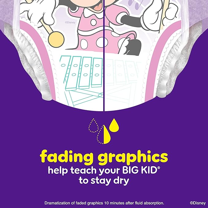 Pull-Ups Girls' Potty Training Pants, Size 4T-5T Training Underwear (38-50 lbs), 56 Count