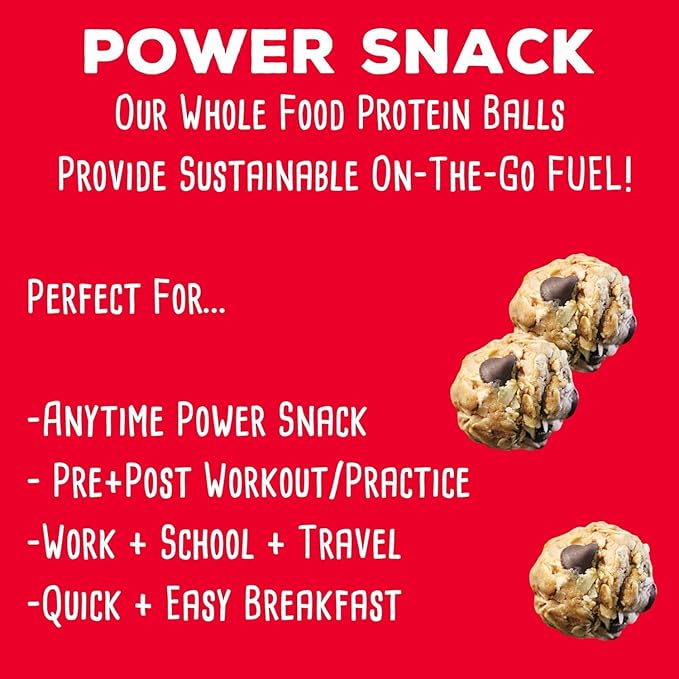 simplyFUEL Protein Ball Variety Pack - Whole Food Balls with Probiotics - 8g Protein Snack - Gluten Free Energy Balls (2 Packs)