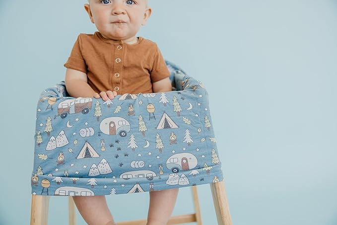 Copper Pearl Multi-Use Cover: Car Seat Covers, Nursing Cover, and Stroller Cover for Sun - Stretchy Fabric, All-Season Use, Stylish Designs, Easy Access for Moms - Bridger